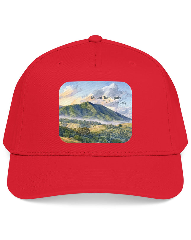 "Mount Tamalpais, the Sleeping Lady" Mid Profile Baseball Cap