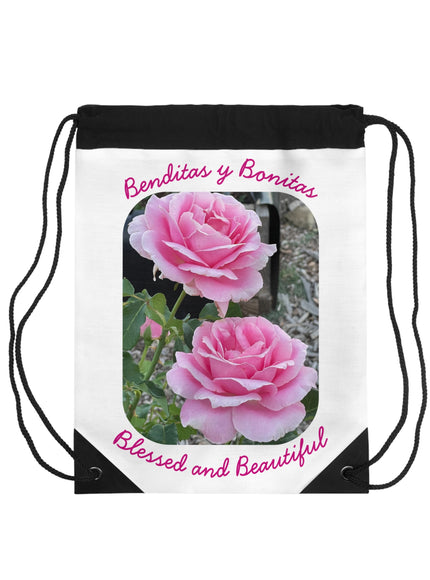 "Blessed and Beautiful" Drawstring Bag
