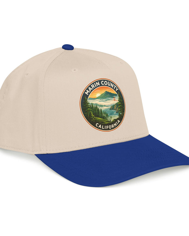 "Marin County, Above the Fog" Mid Profile Baseball Cap
