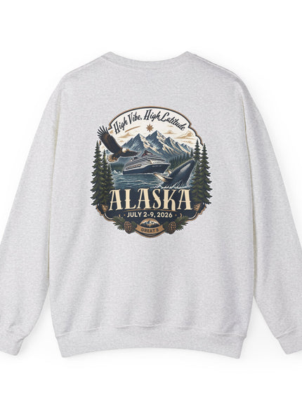"Alaska" (Ink front and back) Unisex Heavy Blend Crewneck Sweatshirt