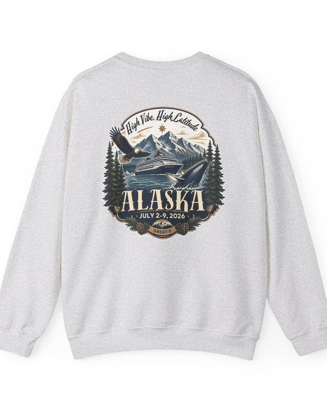 "Alaska" (Ink front and back) Unisex Heavy Blend Crewneck Sweatshirt