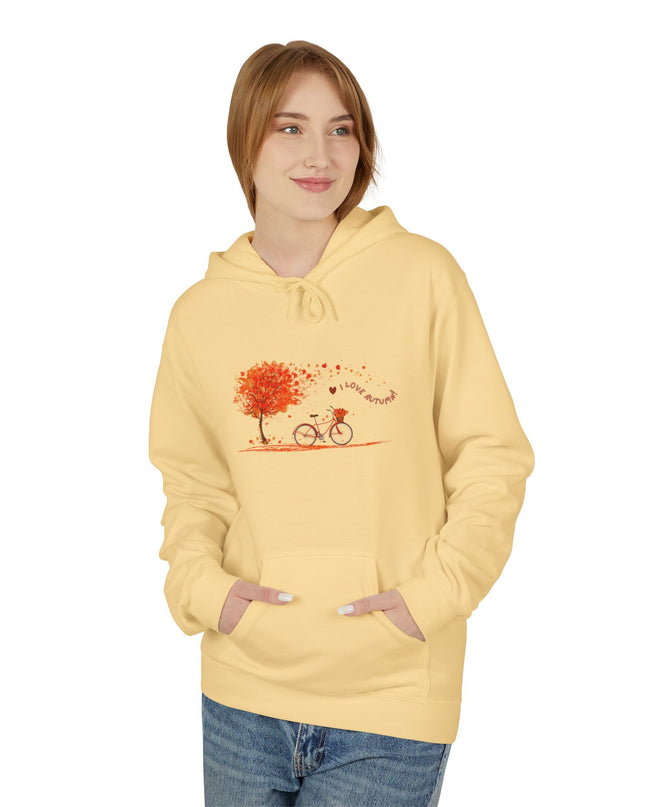 "I Love Autumn" Unisex Midweight Softstyle Fleece Hoodie