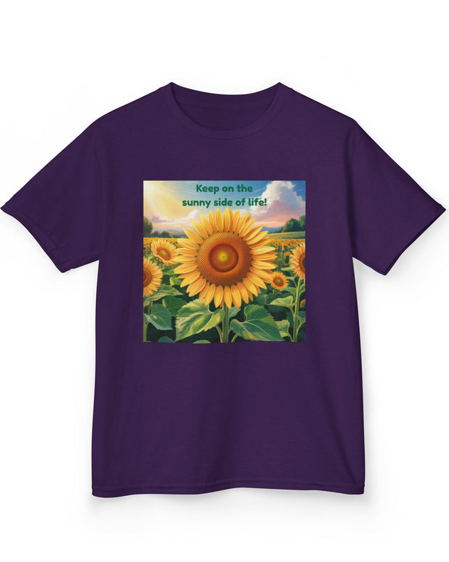 "Keep on the Sunny Side of Life" Kids Heavy Cotton Tee