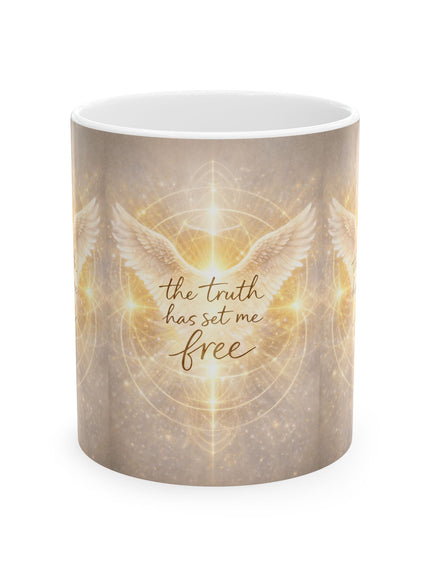 "The Truth Will Set You Free" Ceramic Mug, (11oz, 15oz)