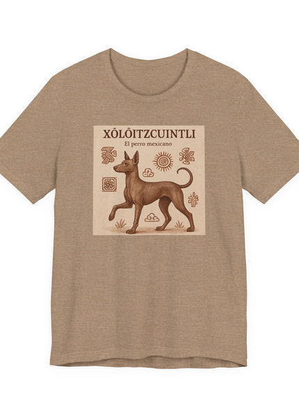 "Xoloitzcuintli - el perro mexicano" Unisex Jersey Short Sleeve Tee
