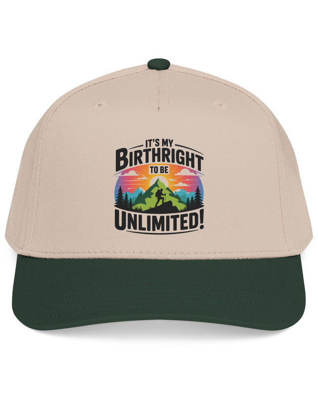 "It's my Birthright to be Unlimited" Mid Profile Baseball Cap