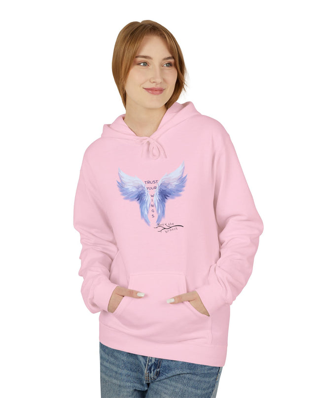 "Trust your Wings, Not the Branch" Unisex Midweight Softstyle Fleece Hoodie