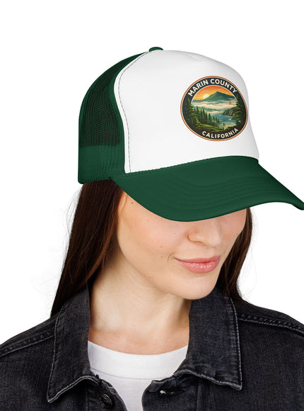 "Marin County, Above the Fog" Foam Trucker Hat