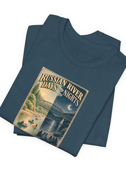 "Russian River Days, Russian River Nights" Unisex Jersey Short Sleeve Tee