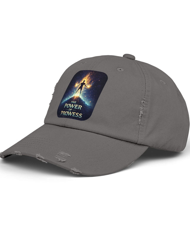 "The Power of Prowess" Unisex Distressed Cap