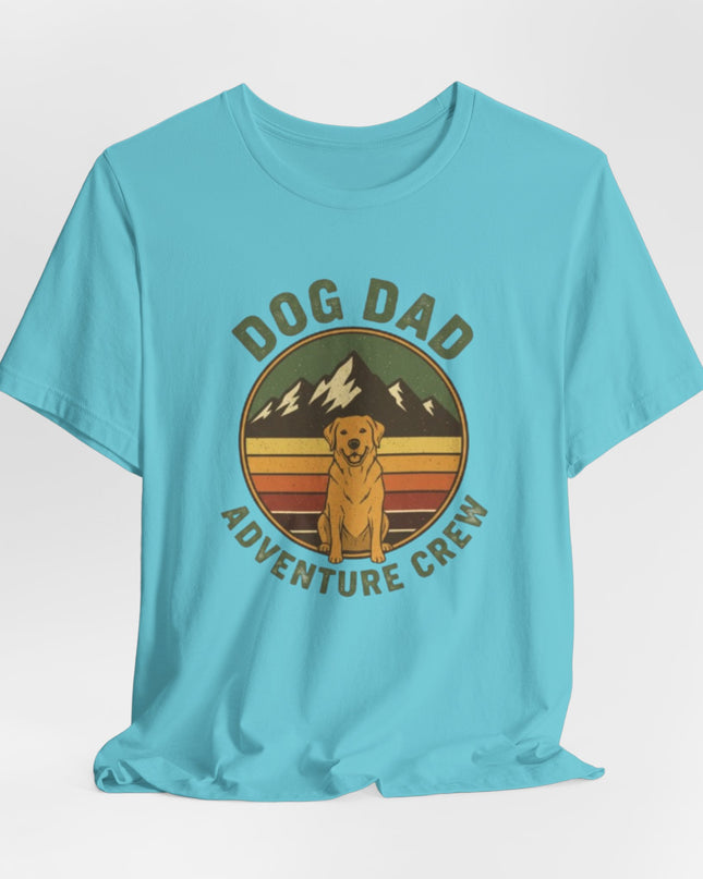 "Dog Dad Adventure Crew" Unisex Jersey Short Sleeve Tee