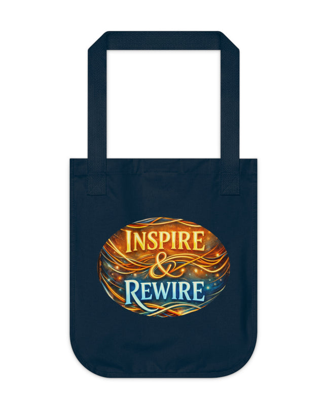 "Inspire and Rewire" Organic Canvas Tote Bag