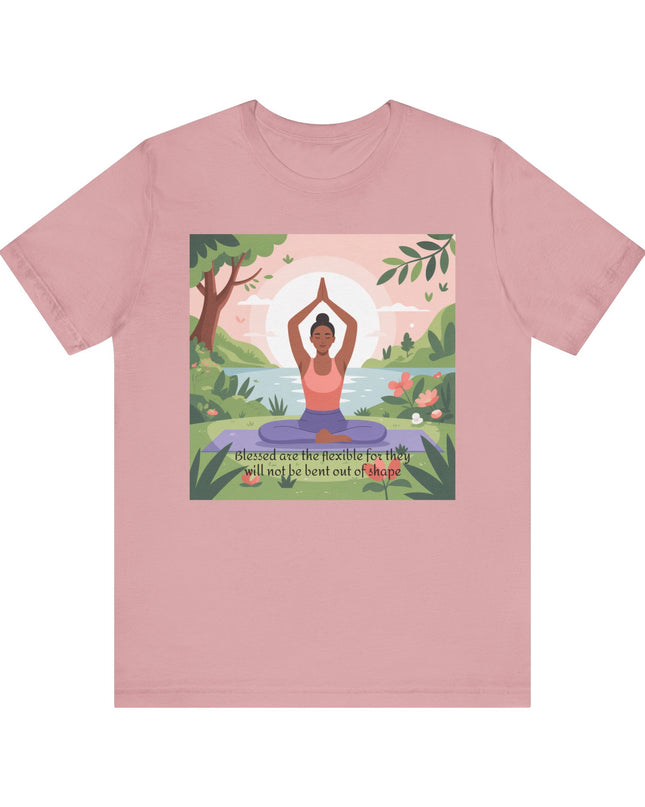"Blessed are the Flexible" Unisex Short Sleeve Tee