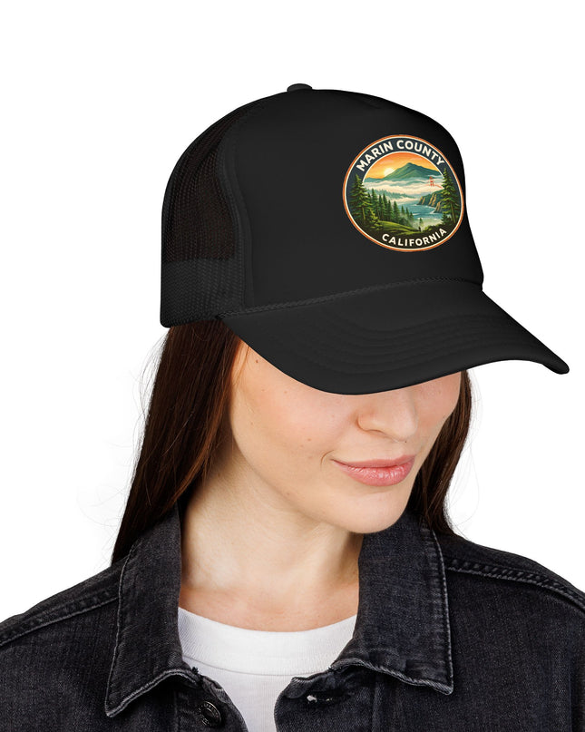 "Marin County, Above the Fog" Foam Trucker Hat