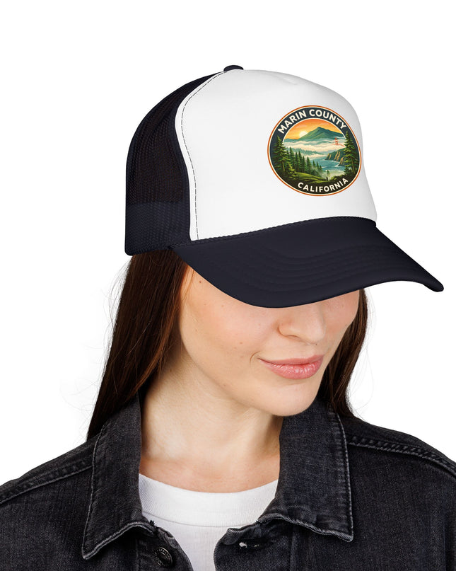 "Marin County, Above the Fog" Foam Trucker Hat