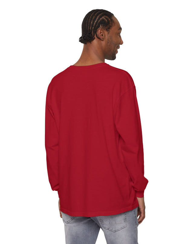 "Be the Rainbow in Someone's Cloud" Unisex Garment-dyed Long Sleeve T-Shirt