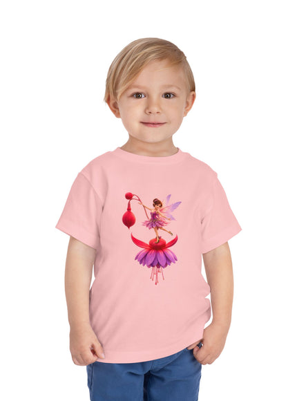 "Fuchsia Fairy" Toddler Short Sleeve Tee