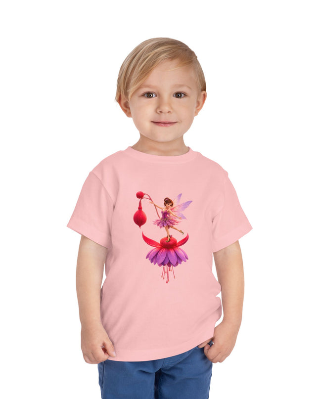 "Fuchsia Fairy" Toddler Short Sleeve Tee