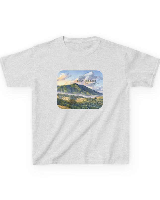 "Mount Tamalpais, the Sleeping Lady" Kids Heavy Cotton Tee