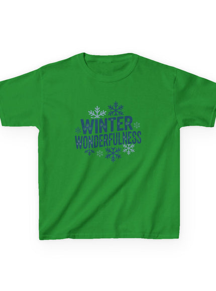 "Winter Wonderfulness" Kids Heavy Cotton Tee