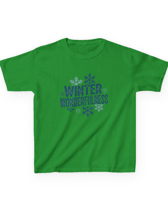 "Winter Wonderfulness" Kids Heavy Cotton Tee