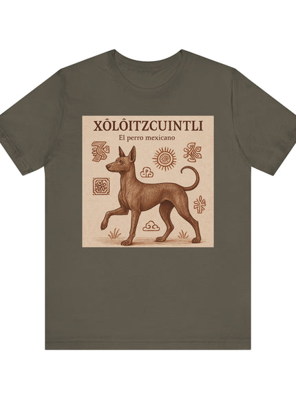 "Xoloitzcuintli - el perro mexicano" Unisex Jersey Short Sleeve Tee