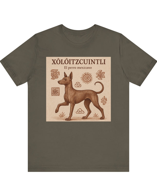 "Xoloitzcuintli - el perro mexicano" Unisex Jersey Short Sleeve Tee
