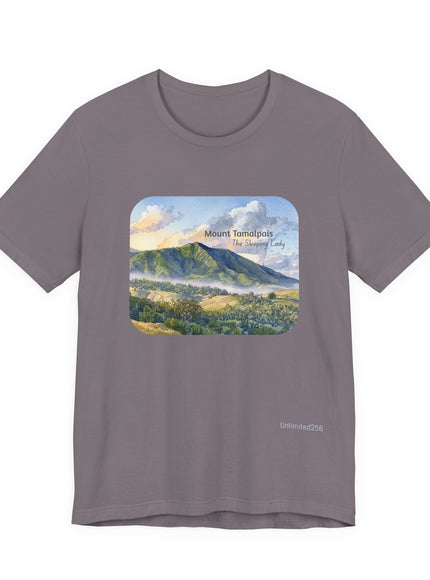 "Mount Tamalpais, the Sleeping Lady" Unisex Jersey Short Sleeve Tee