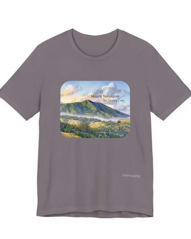 "Mount Tamalpais, the Sleeping Lady" Unisex Jersey Short Sleeve Tee