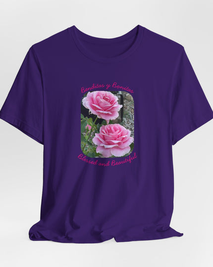 "Blessed and Beautiful" Unisex Jersey Short Sleeve Tee