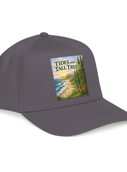 "Tides and Tall Trees" Mid Profile Baseball Cap