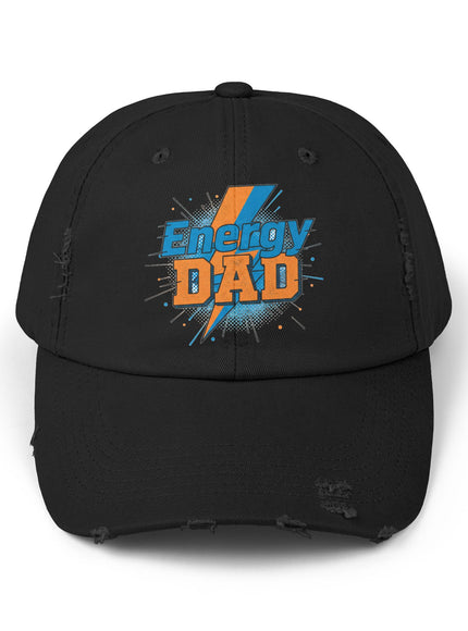 "Energy Dad" Unisex Distressed Cap
