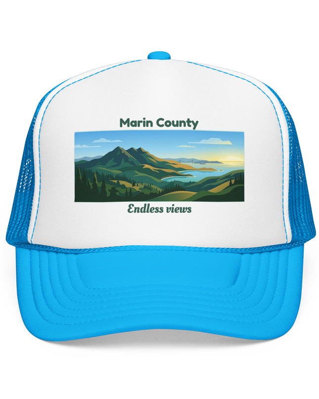 "Marin County, Endless Views" Foam Trucker Hat