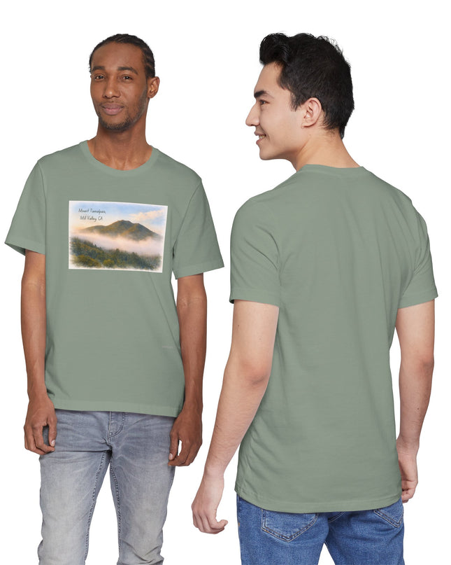 "Mount Tamalpais, Mill Valley, California" Unisex Jersey Short Sleeve Tee