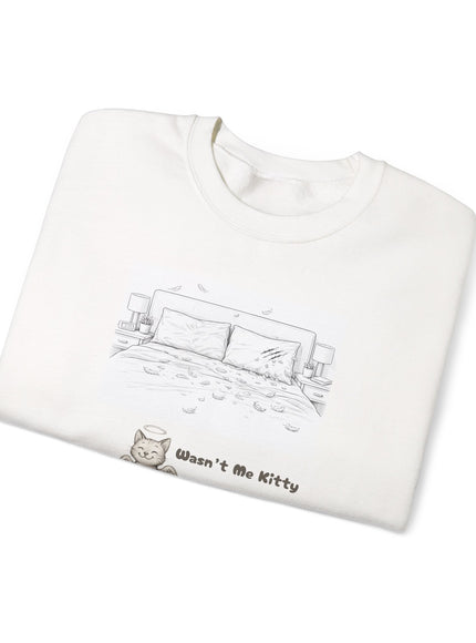 "Wasn't Me Kitty -Bedroom" Unisex Adult Sweatshirt