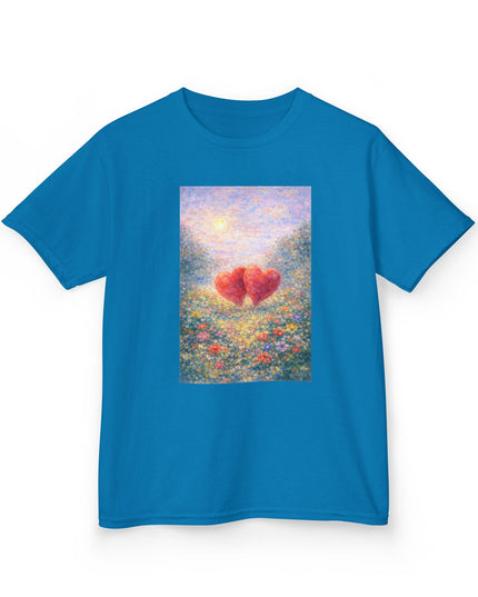"Valentine's Day - Monet Style" Kids Heavy Cotton Tee