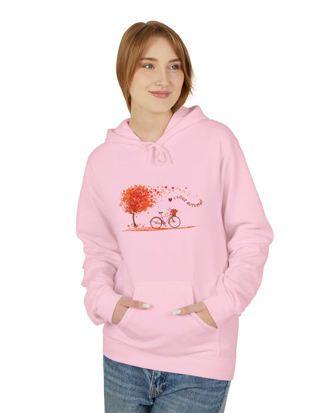 "I Love Autumn" Unisex Midweight Softstyle Fleece Hoodie