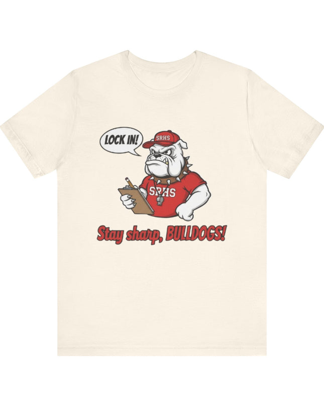 "Lock in, Stay Sharp" Unisex Jersey Short Sleeve Tee