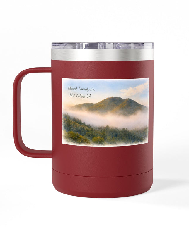"Mount Tamalpais, Mill Valley, California" Coffee Mug Tumbler, 15oz