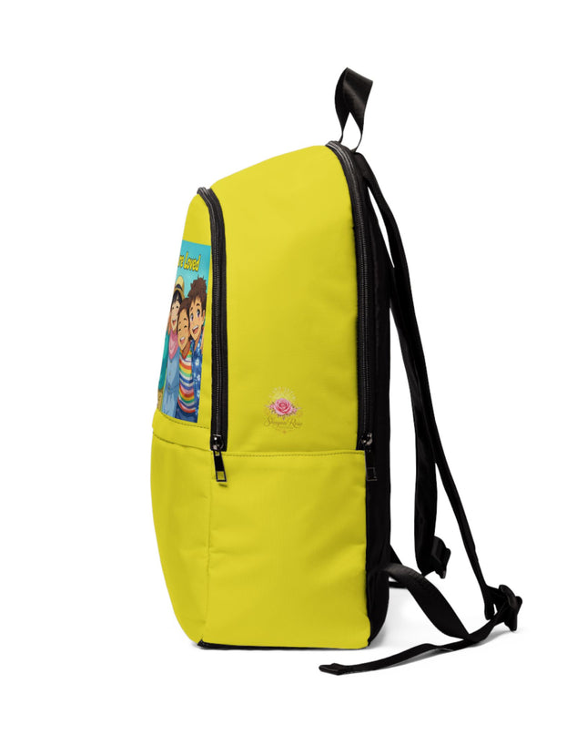 "Together We Are Loved" Unisex Fabric Backpack