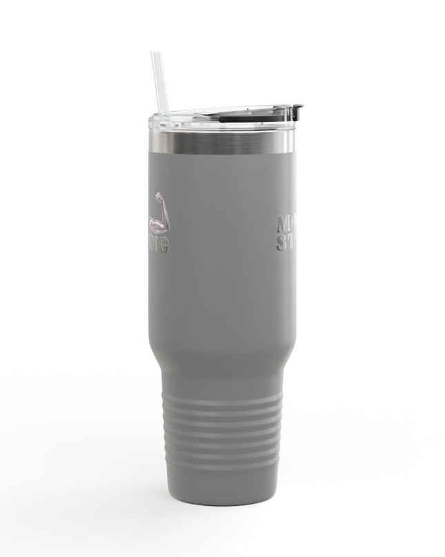"Mom Strong" Insulated Travel Mug, 40oz