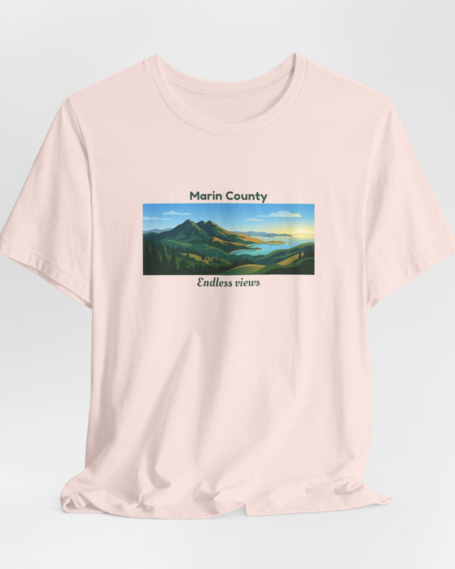 "Marin County - Endless Views" Unisex Jersey Short Sleeve Tee