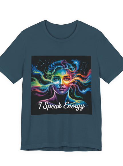 "I Speak Energy, (Energy for Success)" Men's and Women's Jersey Short Sleeve Tee