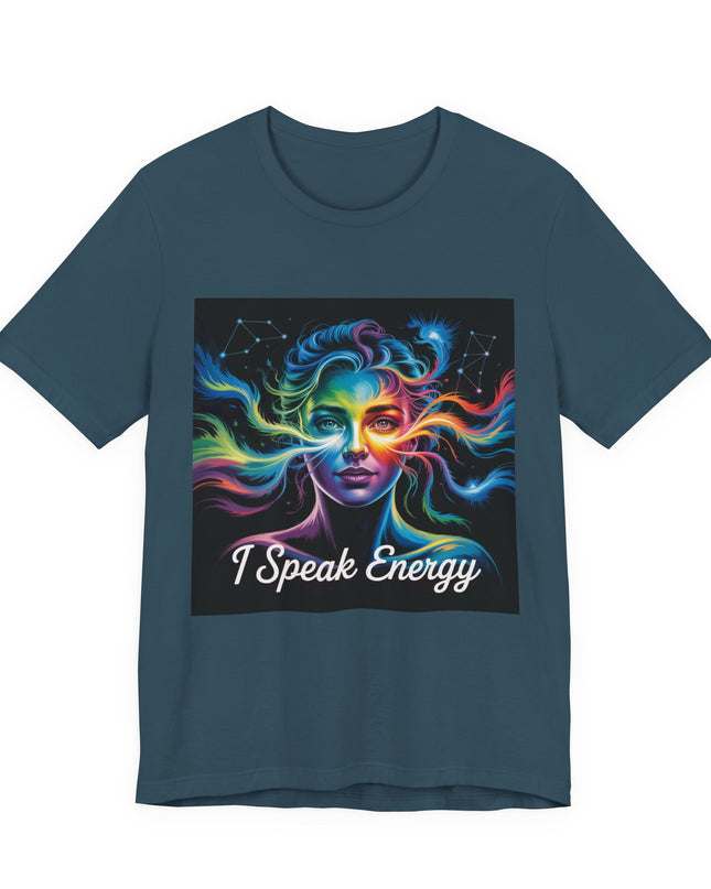 "I Speak Energy, (Energy for Success)" Men's and Women's Jersey Short Sleeve Tee