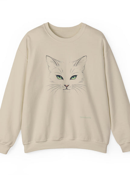 "Cat Face Sketch" Unisex Adult Sweatshirt