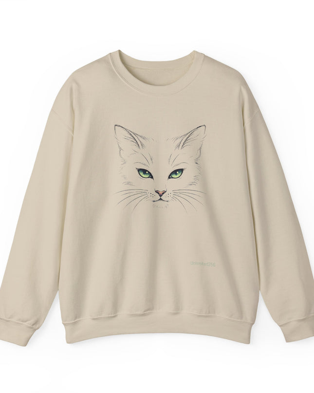 "Cat Face Sketch" Unisex Adult Sweatshirt