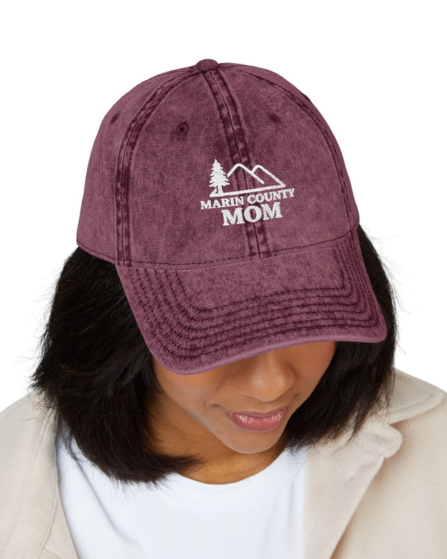 "Marin County Mom" Vintage Cap (Embroidery)