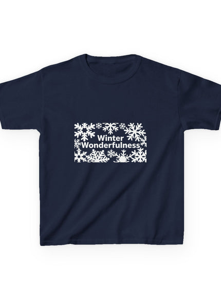 "Winter Wonderfulness" Kids Heavy Cotton Tee