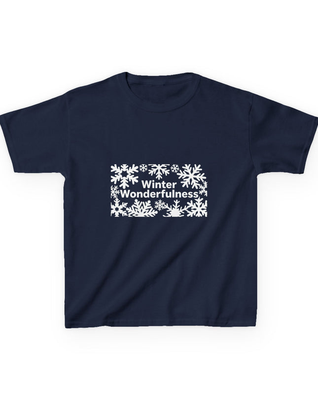 "Winter Wonderfulness" Kids Heavy Cotton Tee