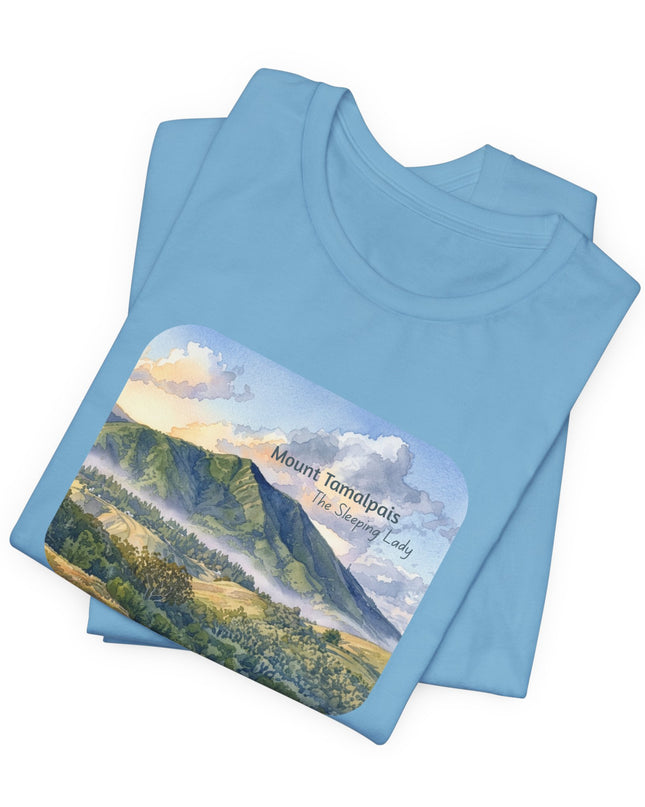 "Mount Tamalpais, the Sleeping Lady" Unisex Jersey Short Sleeve Tee